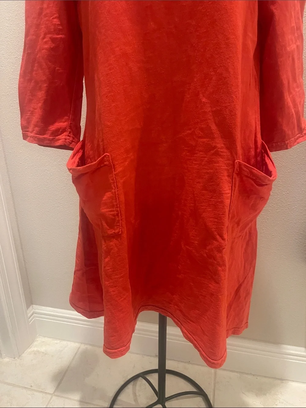 Fresh Produce Tunic Dress with Front Pockets M